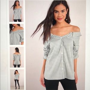On or off the shoulder blouse!